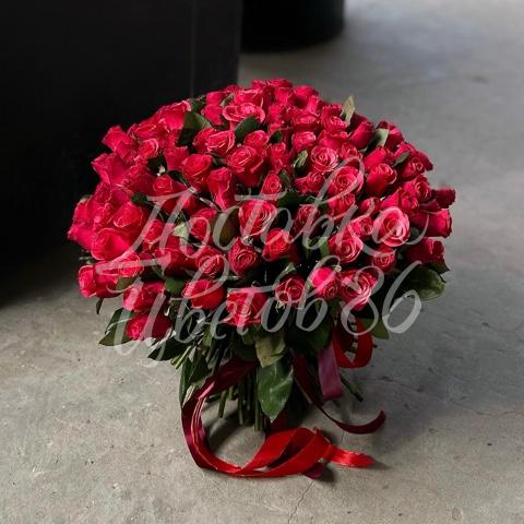 Букет 101 кенийская роза